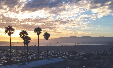 SantaMonicaBeachSunset